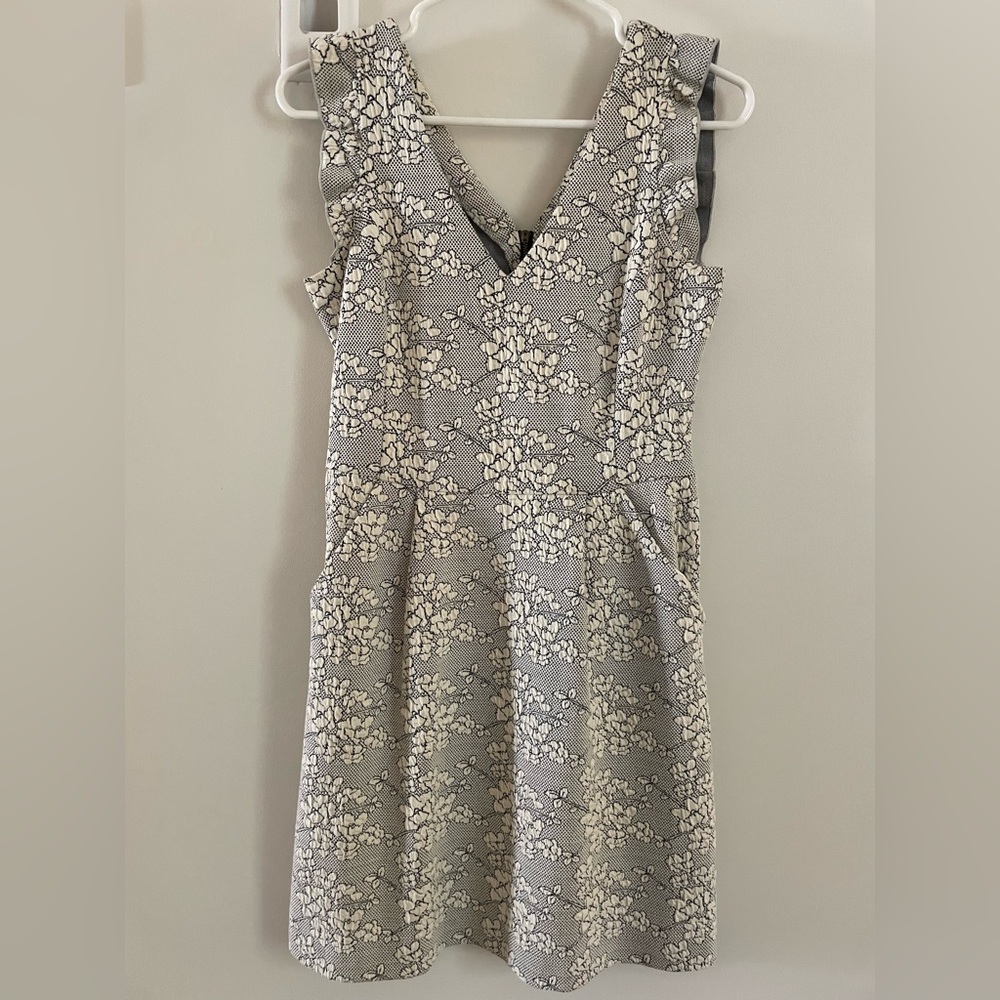 Tabitha Navy and White Floral Mini Dress